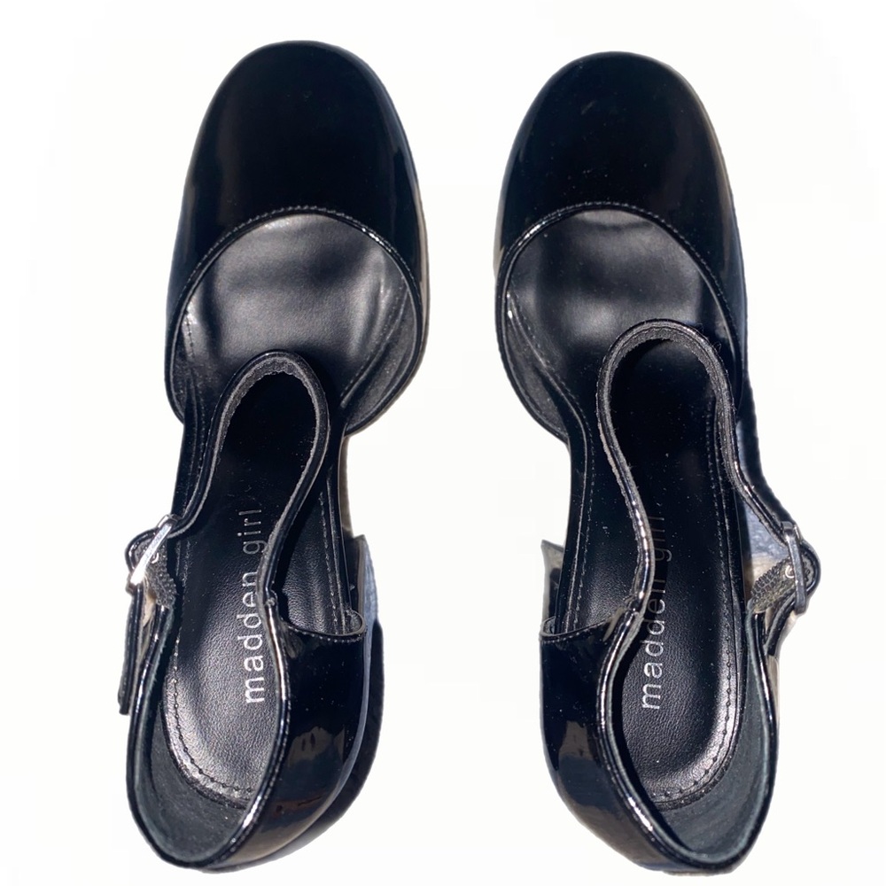 Madden Girl Black Patent Heels